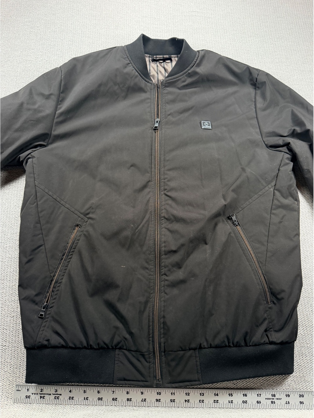 Ktsl Heated Jacket with Battery Pack - Black, Size Medium